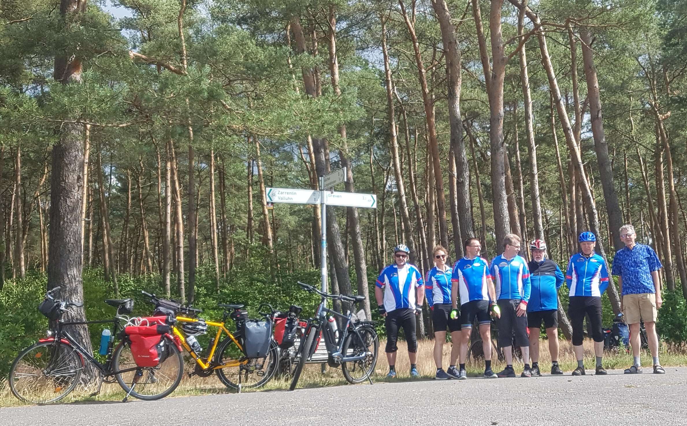 ppe auf der Rast vor Zarrentin