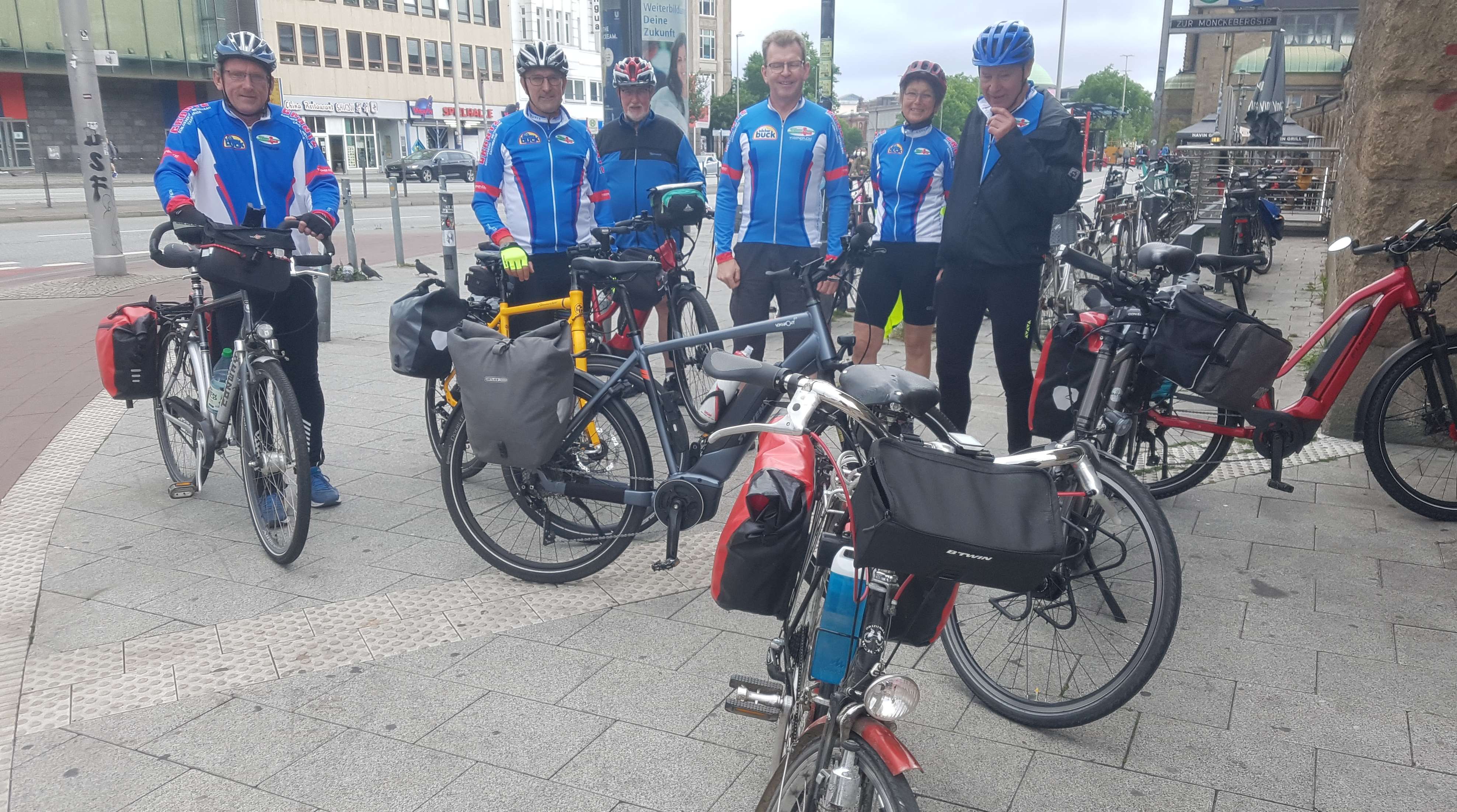 Start am Hamburger Hauptbahnhof